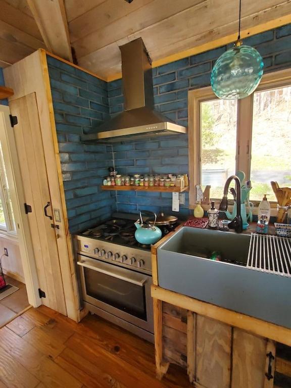 Villa Treehouse Cathedral In Blue Ridge Mountains, Nc Burnsville Esterno foto
