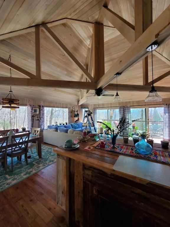 Villa Treehouse Cathedral In Blue Ridge Mountains, Nc Burnsville Esterno foto