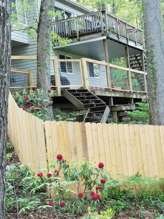 Villa Treehouse Cathedral In Blue Ridge Mountains, Nc Burnsville Esterno foto